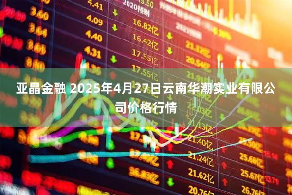 亚晶金融 2025年4月27日云南华潮实业有限公司价格行情