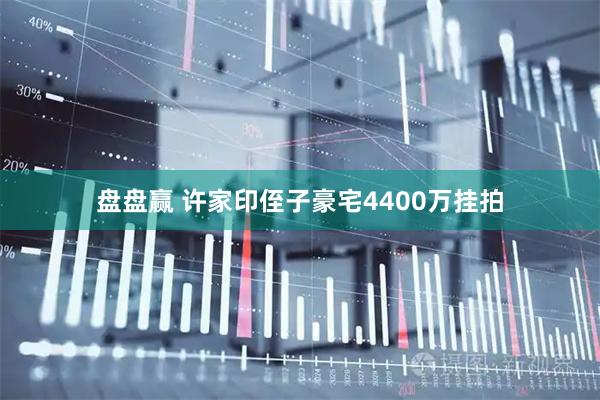 盘盘赢 许家印侄子豪宅4400万挂拍